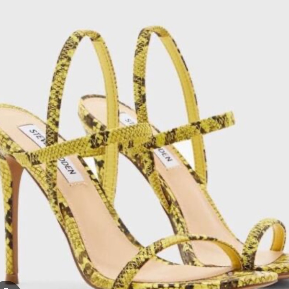 Steve Madden Neon Yellow Snake